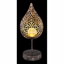 Globo SOLAR Solarleuchte LED Gold, Antik, 1-flammig 16 Globo SOLAR Solarleuchte LED Gold, Antik, 1-flammig -Günstiges Solarleuchten Geschäft globo solar solarleuchte 33528 6