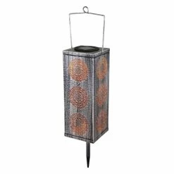 Globo SOLAR Solarleuchte LED Silber, Kupferfarben, 1-flammig