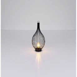 Globo SOLAR Solarleuchte LED Schwarz, 1-flammig -Günstiges Solarleuchten Geschäft globo solar solarleuchte 33672 4