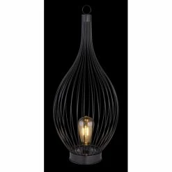 Globo SOLAR Solarleuchte LED Schwarz, 1-flammig -Günstiges Solarleuchten Geschäft globo solar solarleuchte 33672 6