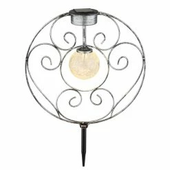 Globo Solar-Stehleuchte LED Altsilber, 1-flammig 7 Globo Solar-Stehleuchte LED Altsilber, 1-flammig -Günstiges Solarleuchten Geschäft globo solar stehleuchte 36616 2