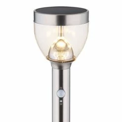 Globo Solar-Wegeleuchte LED Edelstahl, 20-flammig, Bewegungsmelder 13 Globo Solar-Wegeleuchte LED Edelstahl, 20-flammig, Bewegungsmelder -Günstiges Solarleuchten Geschäft globo solar wegeleuchte 33436 4