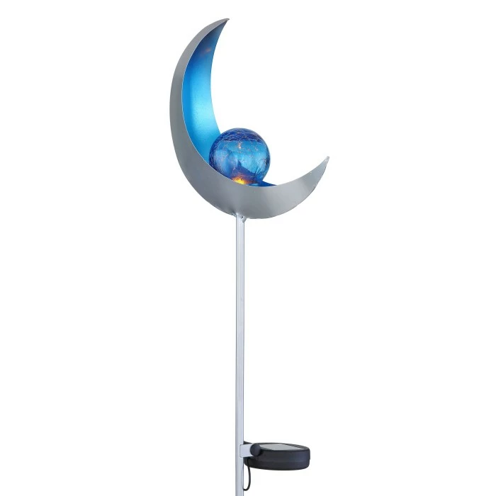 Globo Solarleuchte LED Silber, 1-flammig 6 Globo Solarleuchte LED Silber, 1-flammig – Bild 4