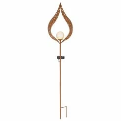 Globo Solarleuchte LED Rostfarben, 1-flammig 12 Globo Solarleuchte LED Rostfarben, 1-flammig -Günstiges Solarleuchten Geschäft globo solarleuchte 334670r 2