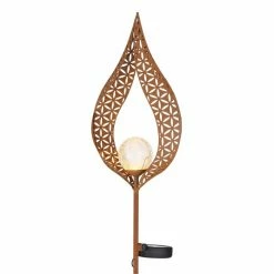 Globo Solarleuchte LED Rostfarben, 1-flammig 13 Globo Solarleuchte LED Rostfarben, 1-flammig -Günstiges Solarleuchten Geschäft globo solarleuchte 334670r 3