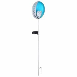 Globo Solarleuchte LED Blau, Schwarz, 1-flammig -Günstiges Solarleuchten Geschäft globo solarleuchte 33499s 1