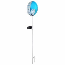 Globo Solarleuchte LED Blau, Schwarz, 1-flammig -Günstiges Solarleuchten Geschäft globo solarleuchte 33499s 4