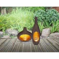 Globo Solarleuchte LED Braun, 1-flammig -Günstiges Solarleuchten Geschäft globo solarleuchte 33525 4