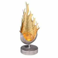 Globo Solarleuchte LED Silber, Orange, 1-flammig