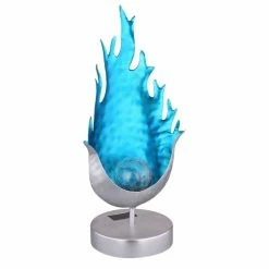 Globo Solarleuchte LED Blau, Silber, 1-flammig -Günstiges Solarleuchten Geschäft globo solarleuchte 33529b 1