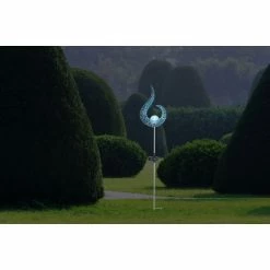 Globo Solarleuchte LED Silber, 1-flammig