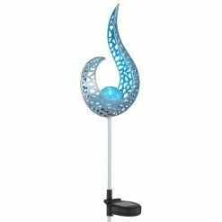 Globo Solarleuchte LED Silber, 1-flammig -Günstiges Solarleuchten Geschäft globo solarleuchte 33530b 4