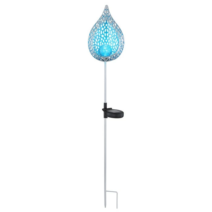 Globo Solarleuchte LED Silber, 1-flammig 6 Globo Solarleuchte LED Silber, 1-flammig – Bild 4