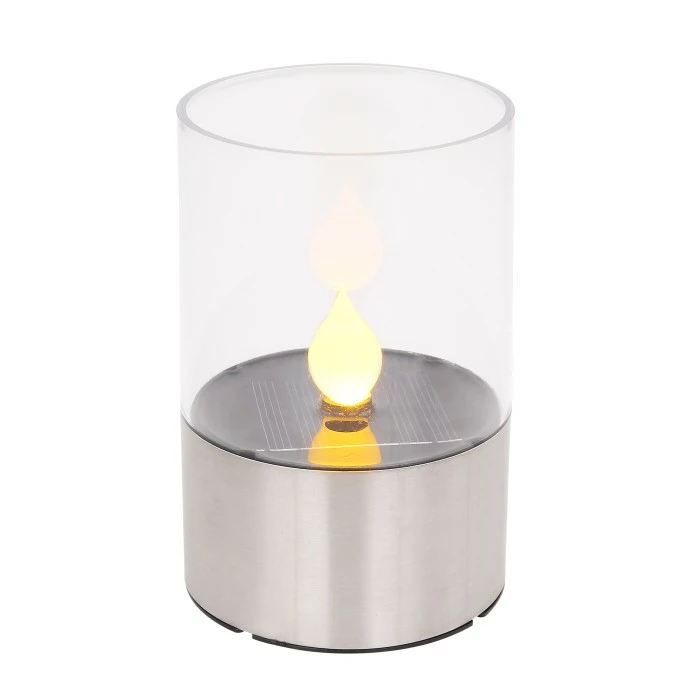 Globo Solarleuchte LED Silber, 1-flammig 3 Globo Solarleuchte LED Silber, 1-flammig