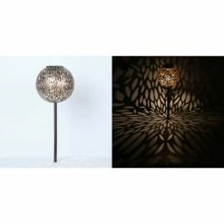 Globo Solarleuchte LED Silber, 1-flammig -Günstiges Solarleuchten Geschäft globo solarleuchte 33626 6