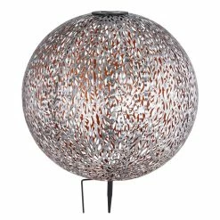 Globo Solarleuchte LED Silber, 1-flammig -Günstiges Solarleuchten Geschäft globo solarleuchte 336270 2