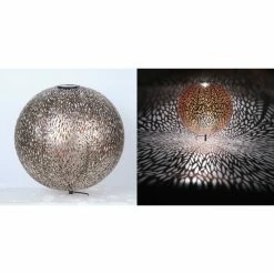 Globo Solarleuchte LED Silber, 1-flammig -Günstiges Solarleuchten Geschäft globo solarleuchte 336270 3