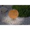 Globo Solarleuchte LED Rostfarben, 1-flammig -Günstiges Solarleuchten Geschäft globo solarleuchte 33627r 0