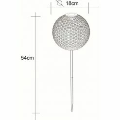 Globo Solarleuchte LED Silber, 1-flammig -Günstiges Solarleuchten Geschäft globo solarleuchte 33628 5