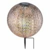 Globo Solarleuchte LED Silber, 1-flammig -Günstiges Solarleuchten Geschäft globo solarleuchte 33629 0