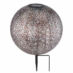 Globo Solarleuchte LED Silber, 1-flammig 7 Globo Solarleuchte LED Silber, 1-flammig -Günstiges Solarleuchten Geschäft globo solarleuchte 33629 1
