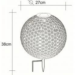 Globo Solarleuchte LED Silber, 1-flammig 9 Globo Solarleuchte LED Silber, 1-flammig -Günstiges Solarleuchten Geschäft globo solarleuchte 33629 3