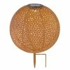 Globo Solarleuchte LED Rostfarben, 1-flammig 2 Globo Solarleuchte LED Rostfarben, 1-flammig -Günstiges Solarleuchten Geschäft globo solarleuchte 33629r 0