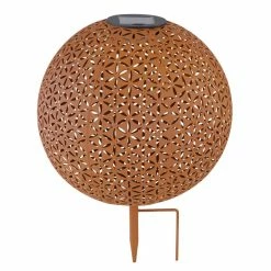 Globo Solarleuchte LED Rostfarben, 1-flammig 8 Globo Solarleuchte LED Rostfarben, 1-flammig -Günstiges Solarleuchten Geschäft globo solarleuchte 33629r 1