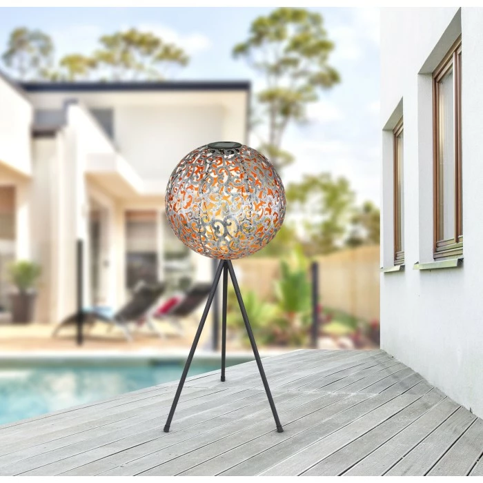 Globo Solarleuchte LED Schwarz, 1-flammig 3 Globo Solarleuchte LED Schwarz, 1-flammig