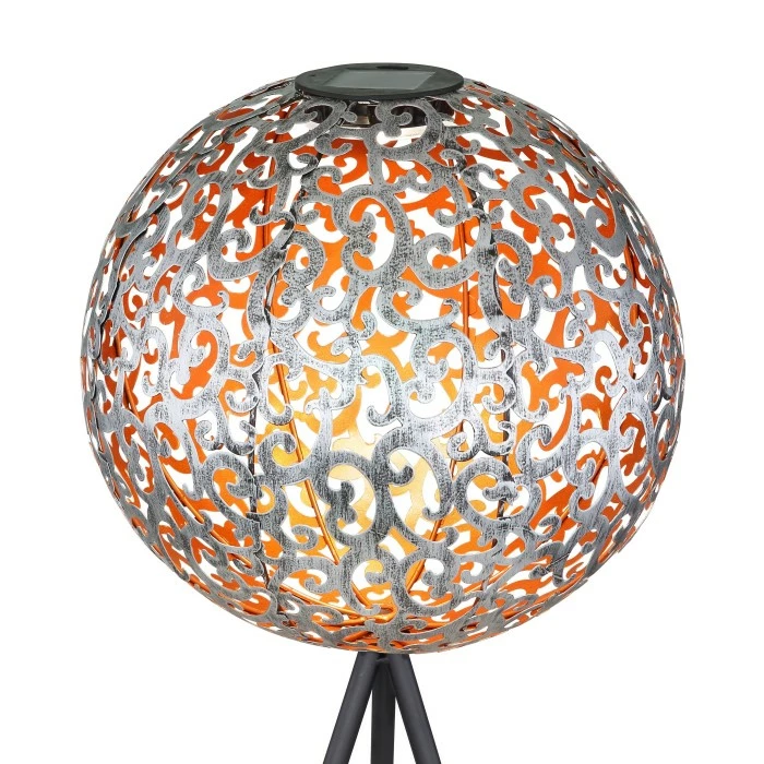 Globo Solarleuchte LED Schwarz, 1-flammig 6 Globo Solarleuchte LED Schwarz, 1-flammig – Bild 4