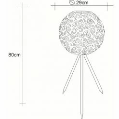 Globo Solarleuchte LED Schwarz, 1-flammig 12 Globo Solarleuchte LED Schwarz, 1-flammig -Günstiges Solarleuchten Geschäft globo solarleuchte 336340 4