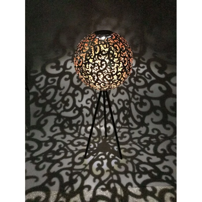 Globo Solarleuchte LED Schwarz, 1-flammig 8 Globo Solarleuchte LED Schwarz, 1-flammig – Bild 6