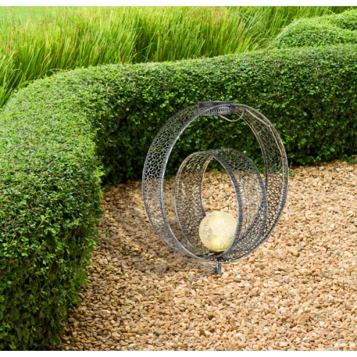 Globo Solarleuchte LED Silber 3 Globo Solarleuchte LED Silber