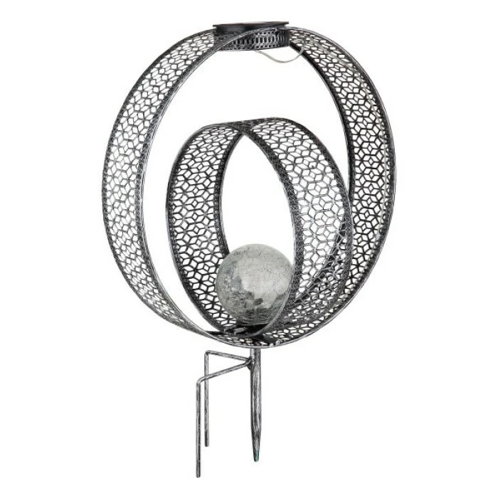 Globo Solarleuchte LED Silber 5 Globo Solarleuchte LED Silber – Bild 3