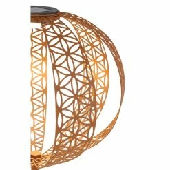 Globo Solarleuchte LED Rostfarben, 1-flammig -Günstiges Solarleuchten Geschäft globo solarleuchte 33646r 2