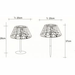 Globo Solarleuchte LED Silber, 1-flammig -Günstiges Solarleuchten Geschäft globo solarleuchte 336482 6
