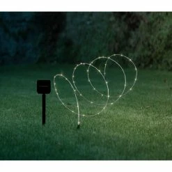 Globo Solarleuchte LED Silber, 48-flammig