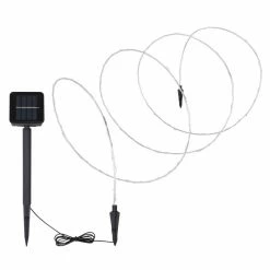 Globo Solarleuchte LED Silber, 48-flammig -Günstiges Solarleuchten Geschäft globo solarleuchte 33690 2