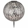 Globo Solarleuchte LED Silber, 1-flammig 1 Globo Solarleuchte LED Silber, 1-flammig -Günstiges Solarleuchten Geschäft globo solarleuchte 33744s 0