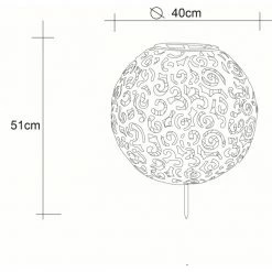 Globo Solarleuchte LED Silber, 1-flammig -Günstiges Solarleuchten Geschäft globo solarleuchte 33745s 3