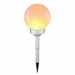 Globo Solarleuchte LED Silber, 18-flammig
