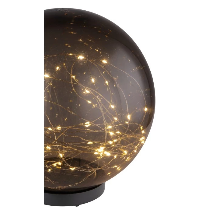 Globo Solarleuchte LED Schwarz, 40-flammig 5 Globo Solarleuchte LED Schwarz, 40-flammig – Bild 3