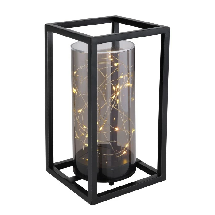 Globo Solarleuchte LED Schwarz, 30-flammig 4 Globo Solarleuchte LED Schwarz, 30-flammig – Bild 2