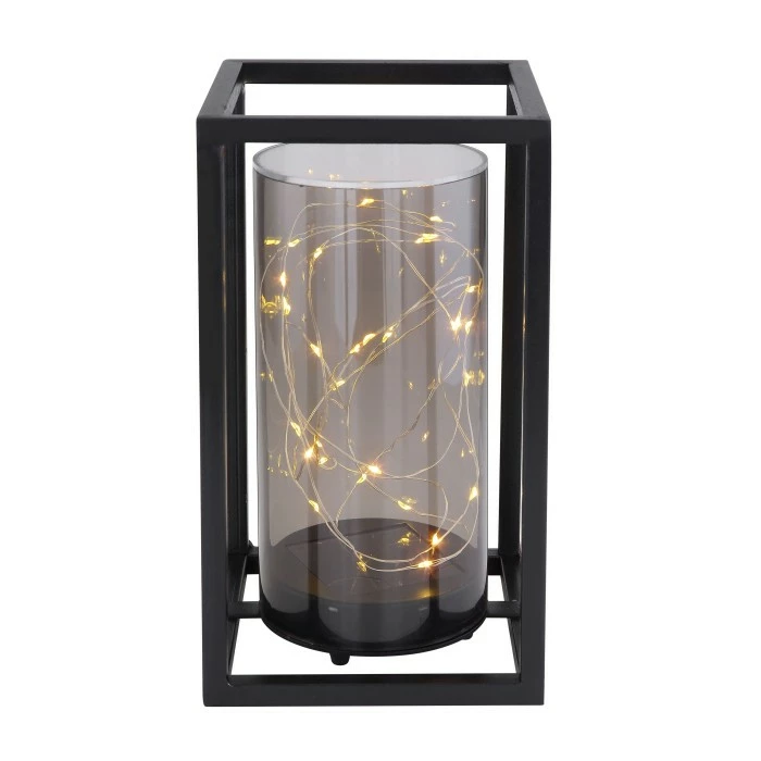 Globo Solarleuchte LED Schwarz, 30-flammig 6 Globo Solarleuchte LED Schwarz, 30-flammig – Bild 4