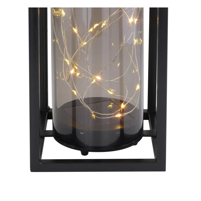 Globo Solarleuchte LED Schwarz, 30-flammig 7 Globo Solarleuchte LED Schwarz, 30-flammig – Bild 5