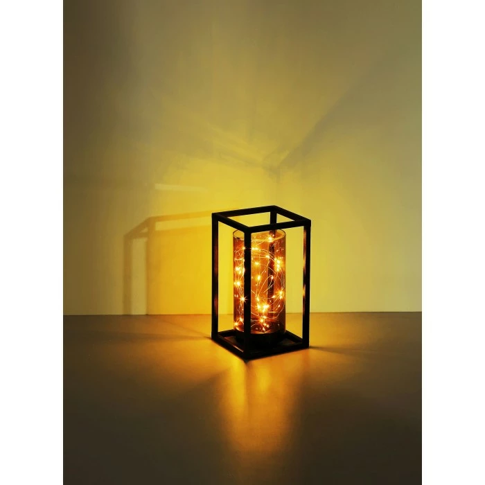 Globo Solarleuchte LED Schwarz, 30-flammig 8 Globo Solarleuchte LED Schwarz, 30-flammig – Bild 6