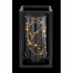 Globo Solarleuchte LED Schwarz, 30-flammig 17 Globo Solarleuchte LED Schwarz, 30-flammig -Günstiges Solarleuchten Geschäft globo solarleuchte 33816 7