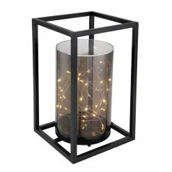 Globo Solarleuchte LED Schwarz, 40-flammig -Günstiges Solarleuchten Geschäft globo solarleuchte 33817 1