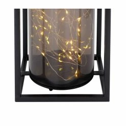 Globo Solarleuchte LED Schwarz, 40-flammig -Günstiges Solarleuchten Geschäft globo solarleuchte 33817 4