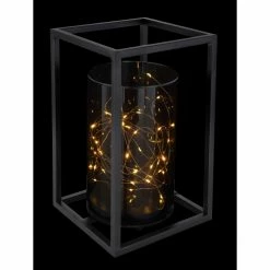 Globo Solarleuchte LED Schwarz, 40-flammig -Günstiges Solarleuchten Geschäft globo solarleuchte 33817 5